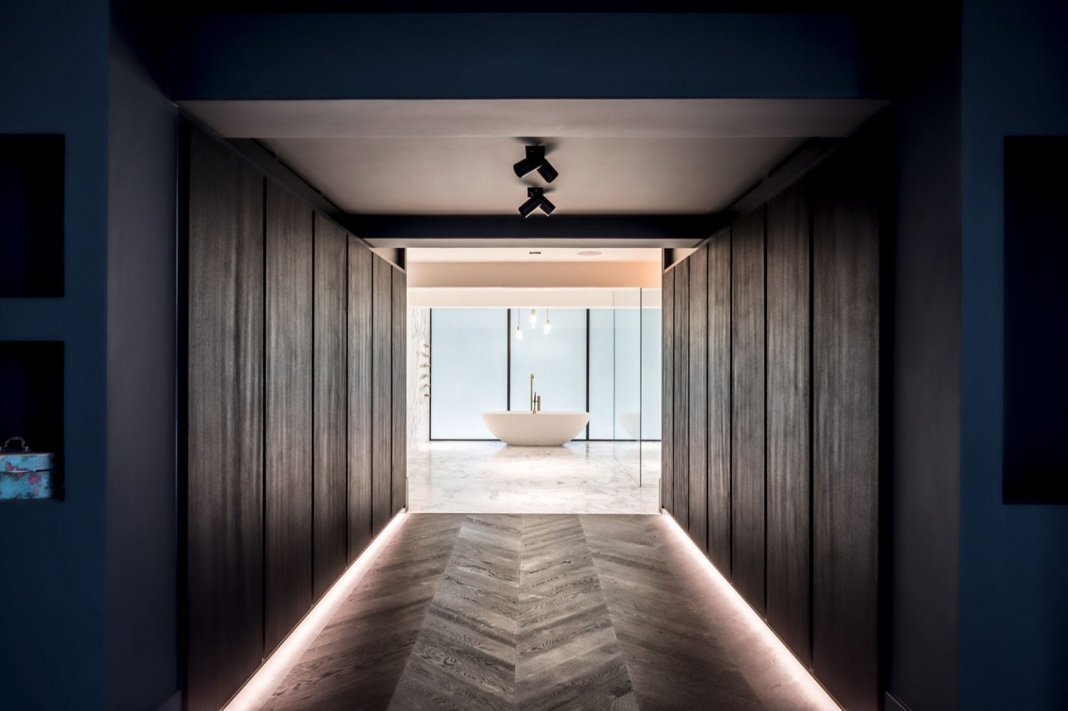 Sleek interior design