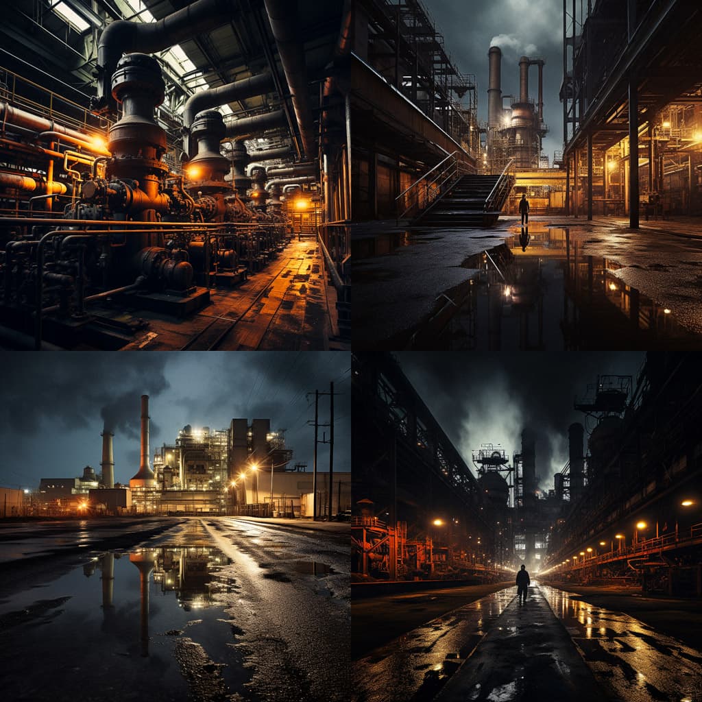 Industrial Photography AI Art Style - Capturing the Essence of ...