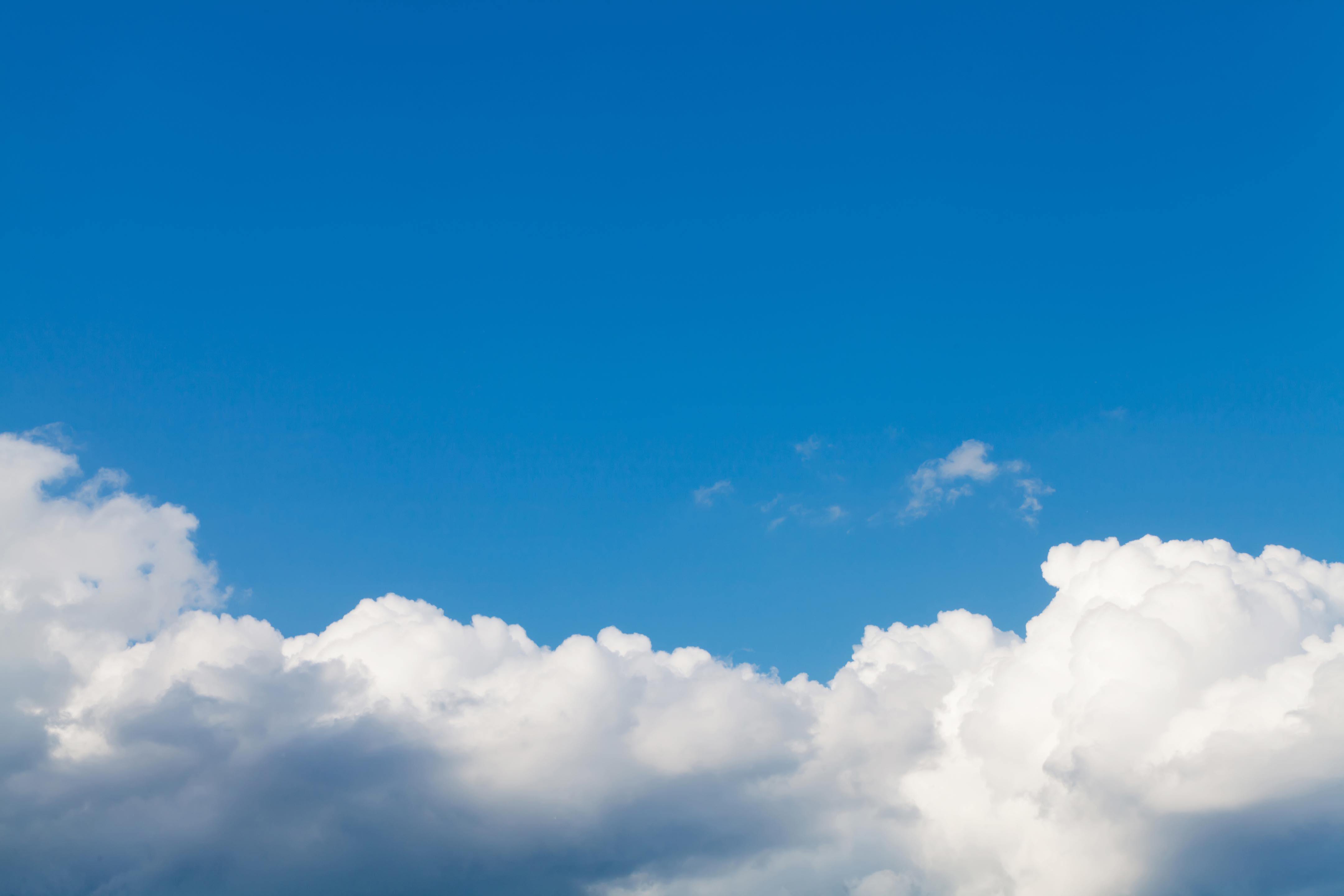 🔥 Free Download Blue Sky Clouds Wallpaper Mural Eazywallz by ...