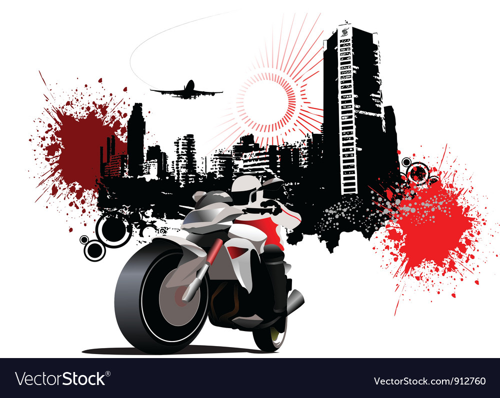 Grunge city Royalty Free Vector Image - VectorStock