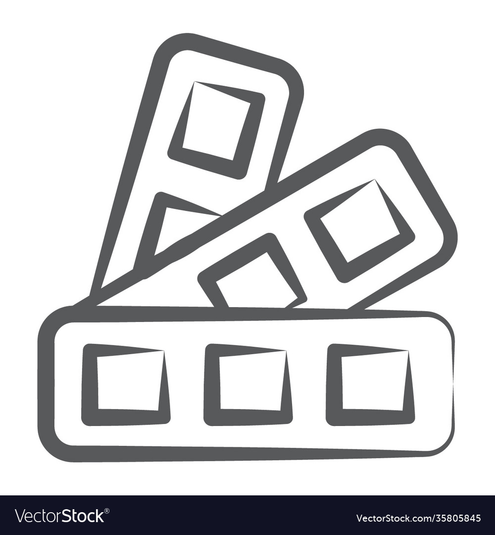 Color swatches Royalty Free Vector Image - VectorStock