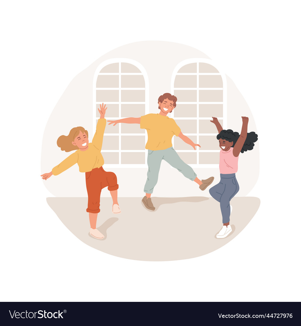 Improvisation exercises isolated cartoon Vector Image