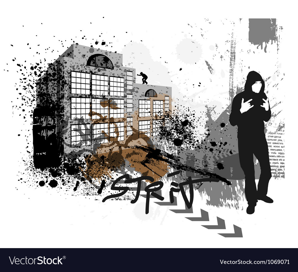 Grunge urban background Royalty Free Vector Image