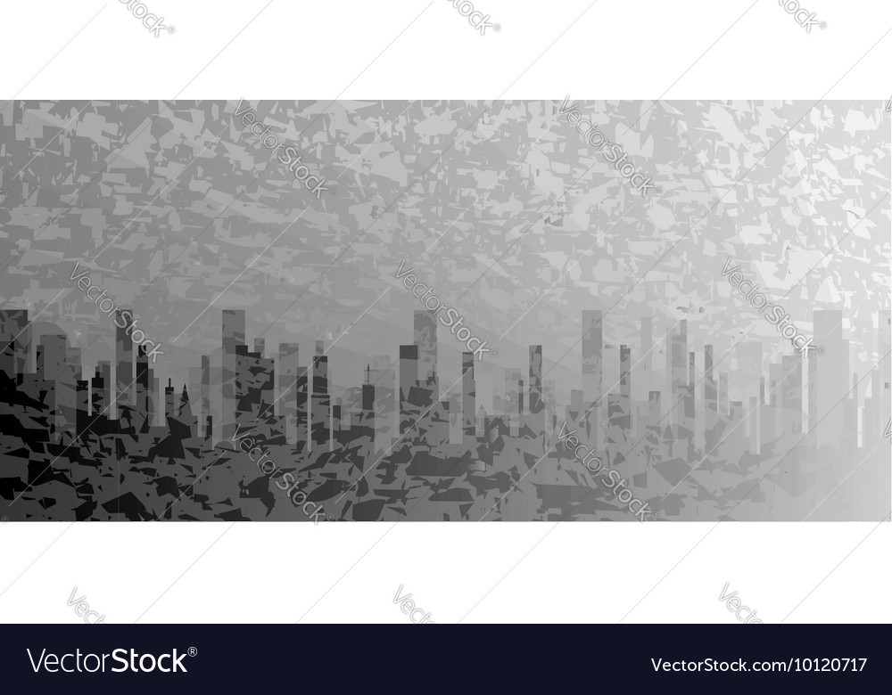 City grunge Royalty Free Vector Image - VectorStock