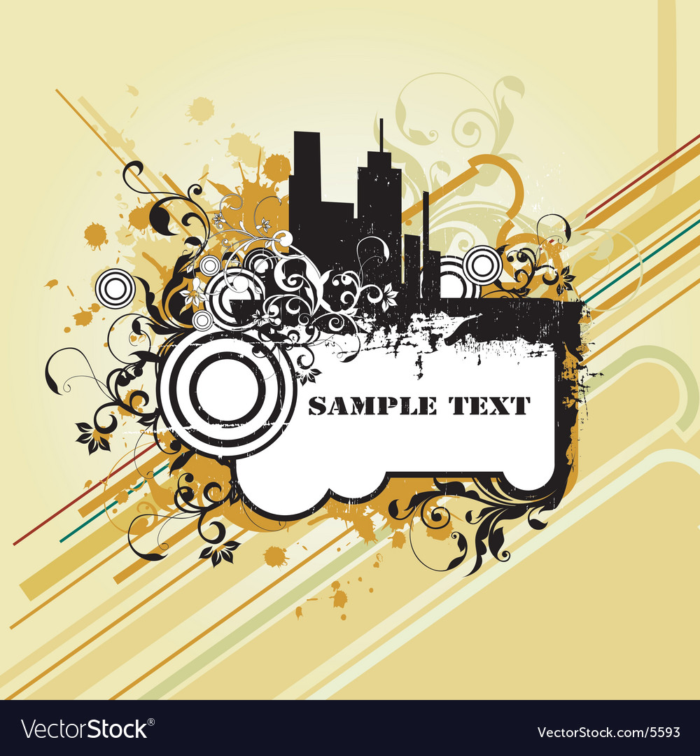 Grunge urban design Royalty Free Vector Image - VectorStock