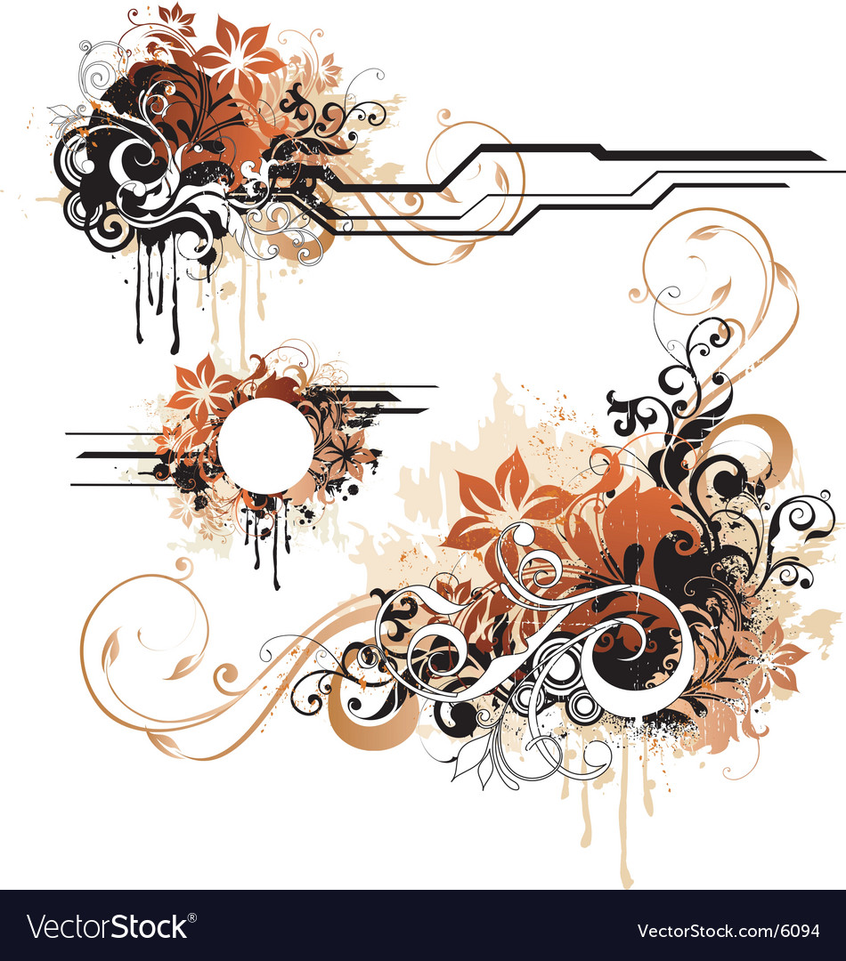 Urban grunge elements Royalty Free Vector Image