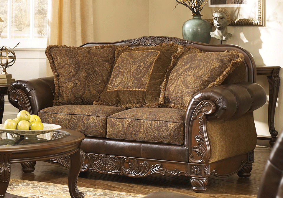 Fresco DuraBlend® Antique Sofa Set | Cincinnati Overstock Warehouse