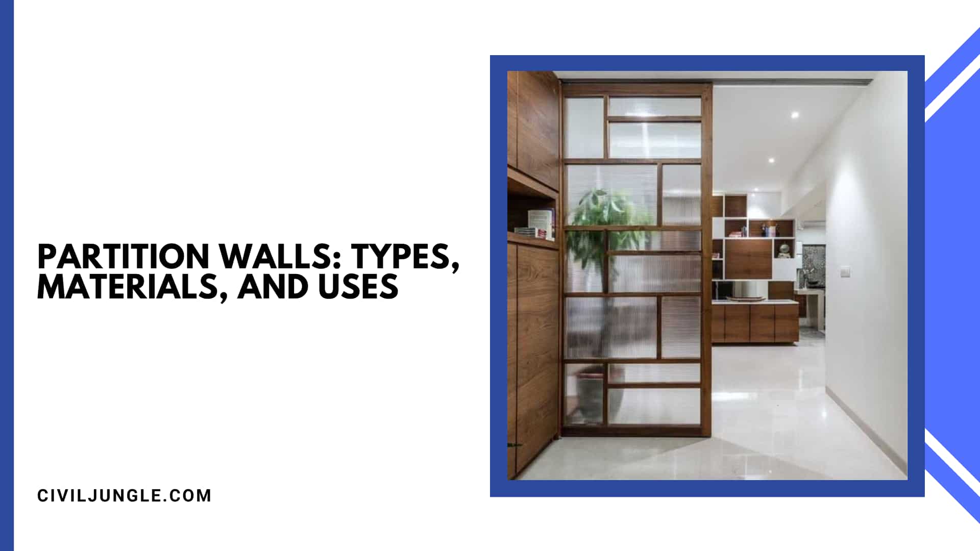 Partition Walls: Types, Materials, and Uses - Civil Jungle