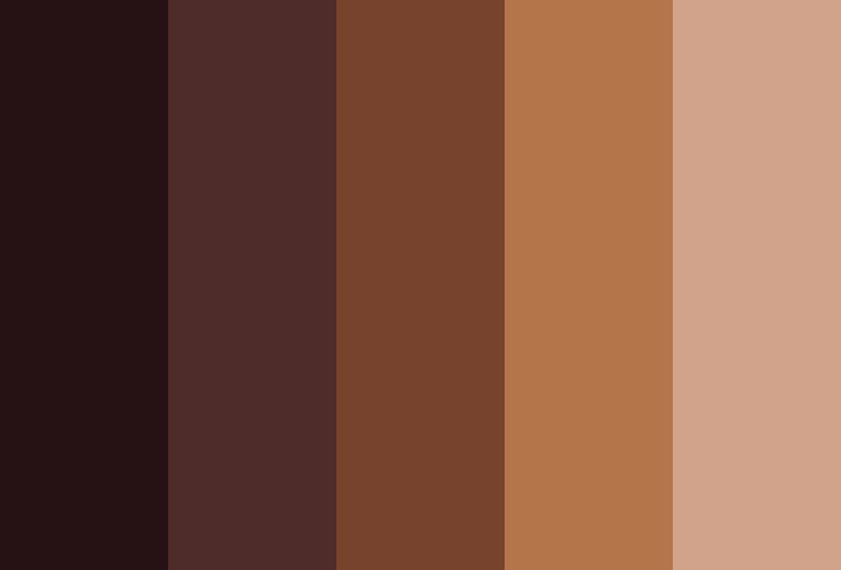 130 Shades Of Brown - colordesigner.io