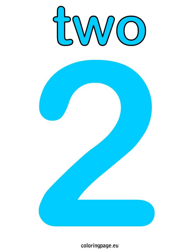 Printable Number 2
