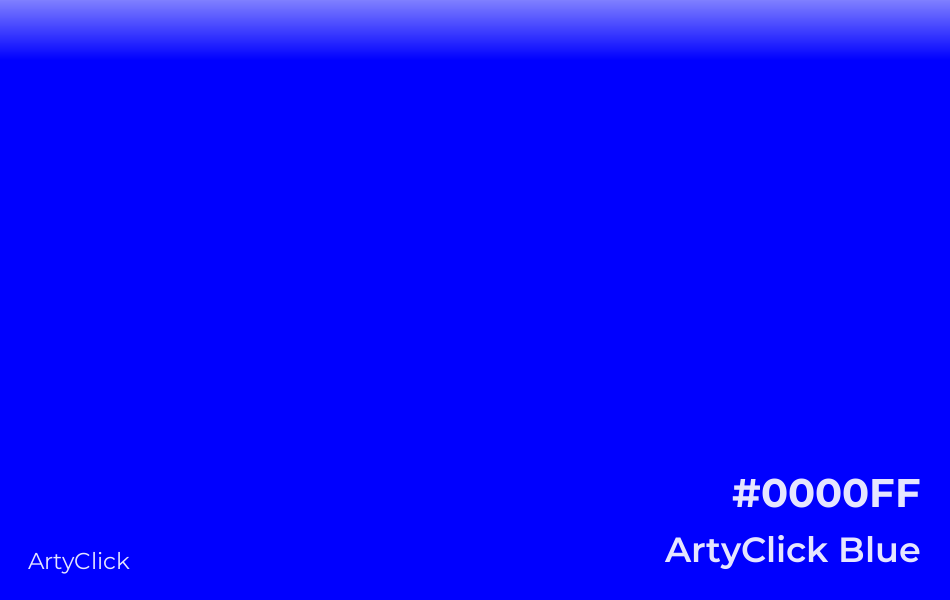 ArtyClick Blue Color | ArtyClick
