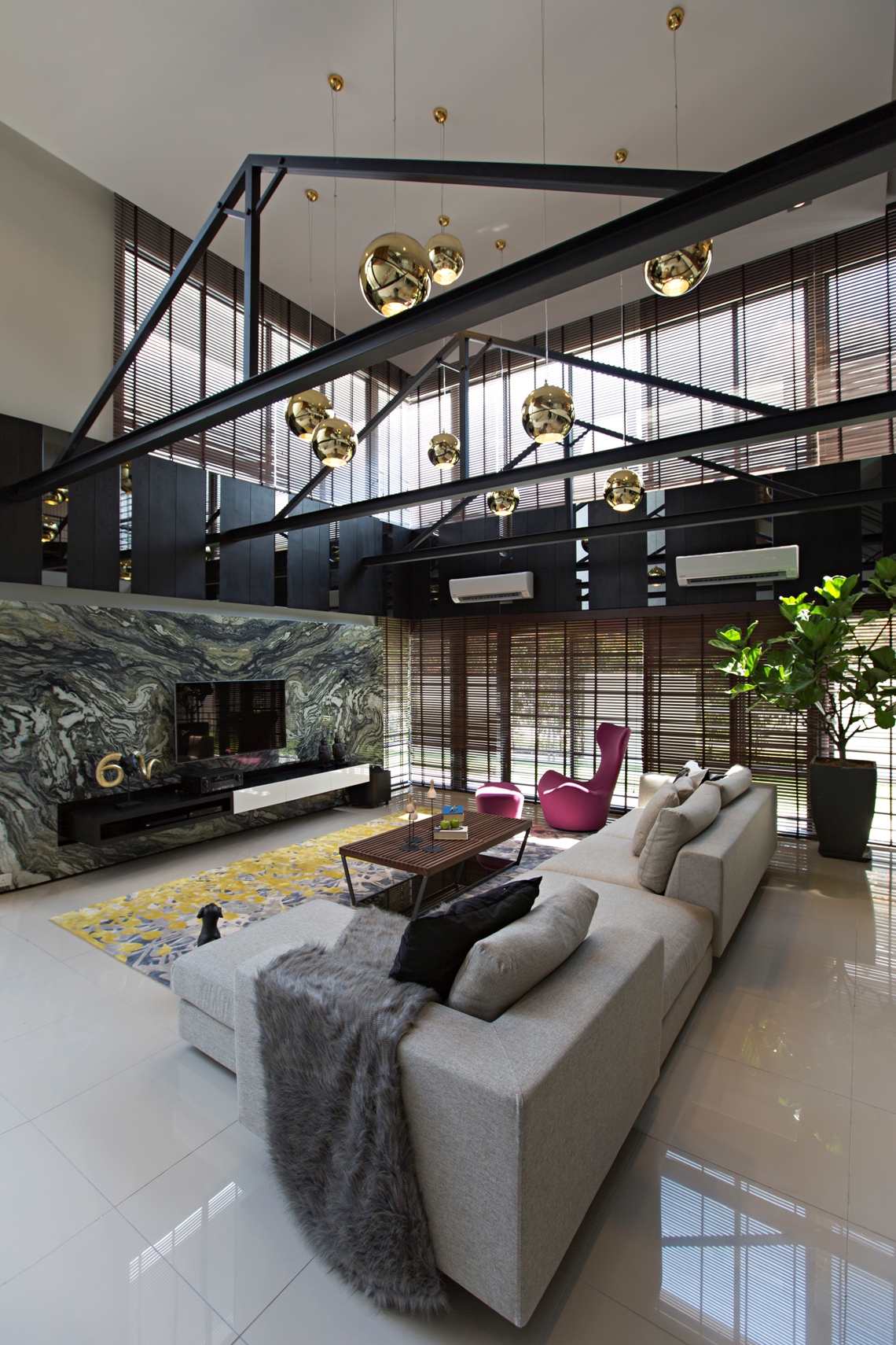 Bold & Beautiful: Soaring Ceilings and Dramatic Details Steal the ...