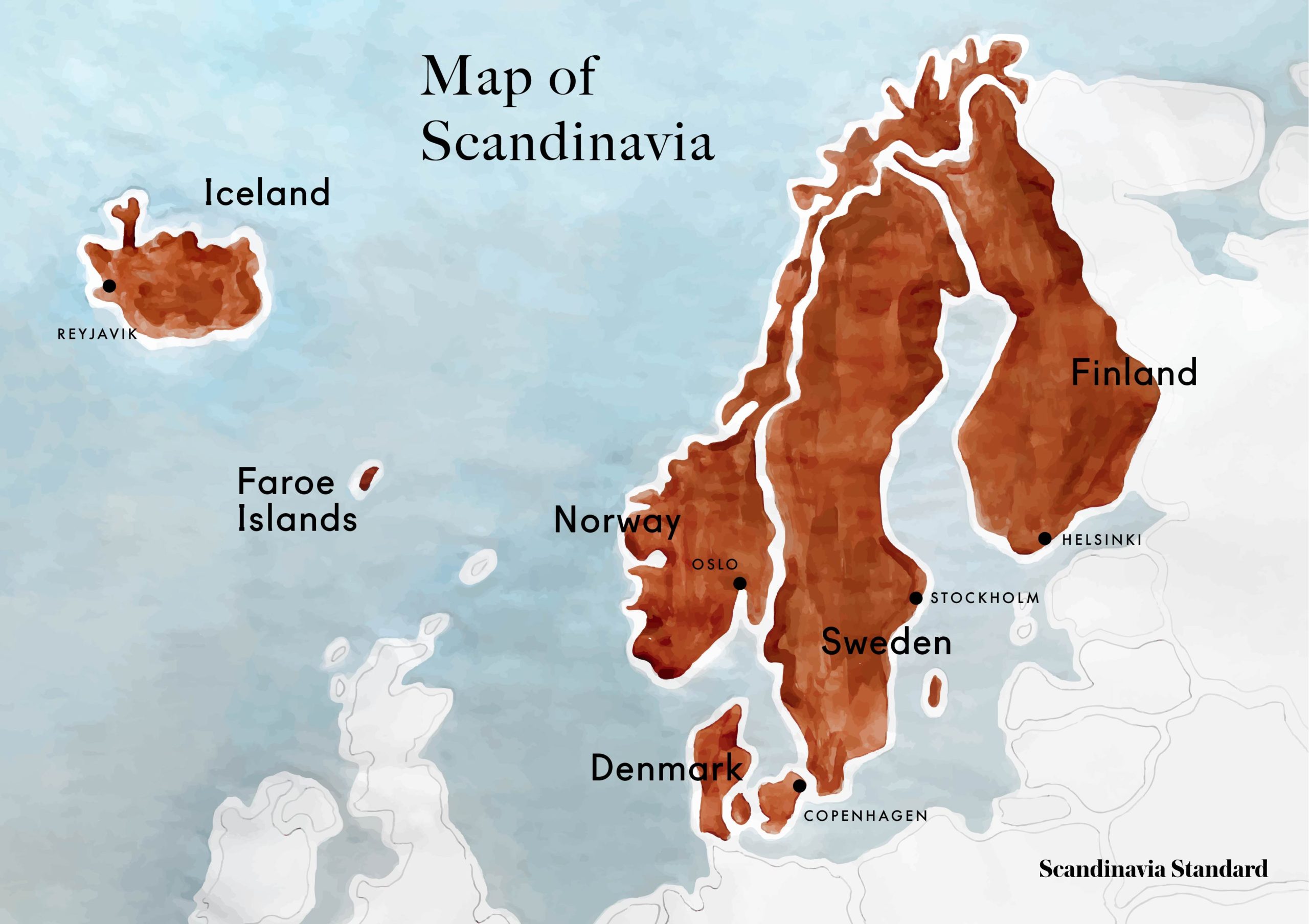 Discover the Best Maps of Scandinavia
