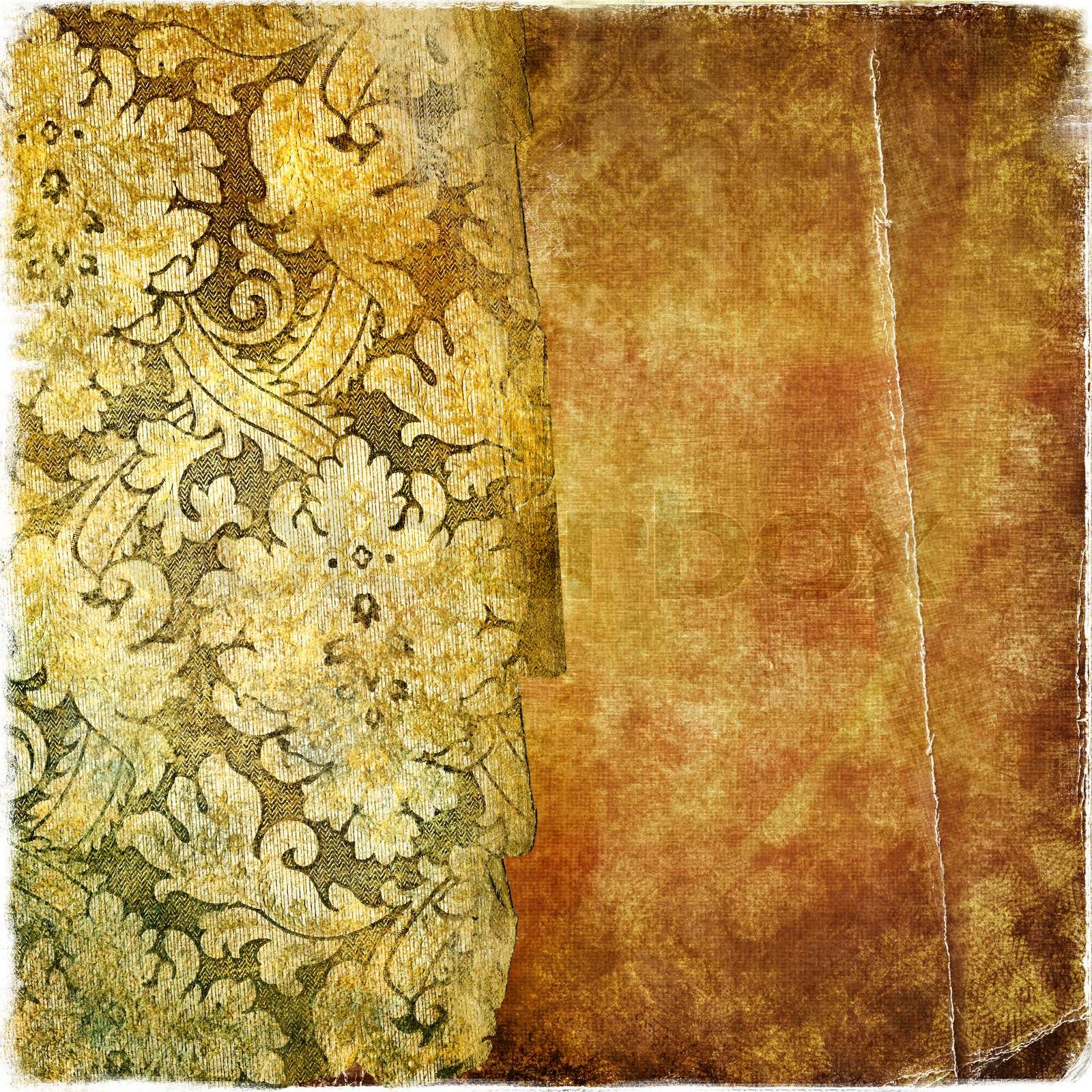 Vintage Papier für scrapbook | Stock Bild | Colourbox
