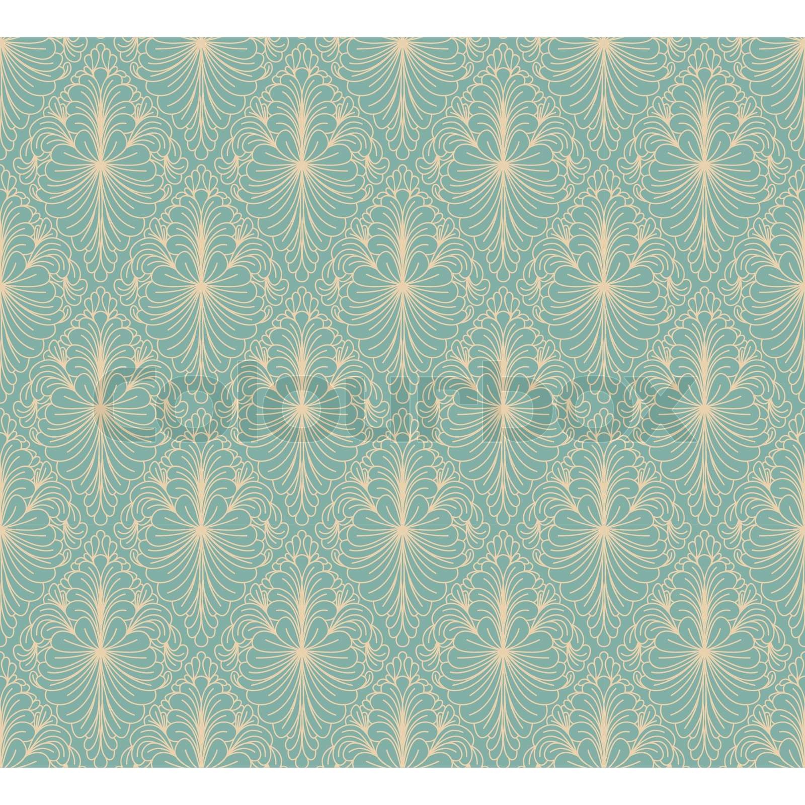 Vintage Wallpaper | Stock vector | Colourbox