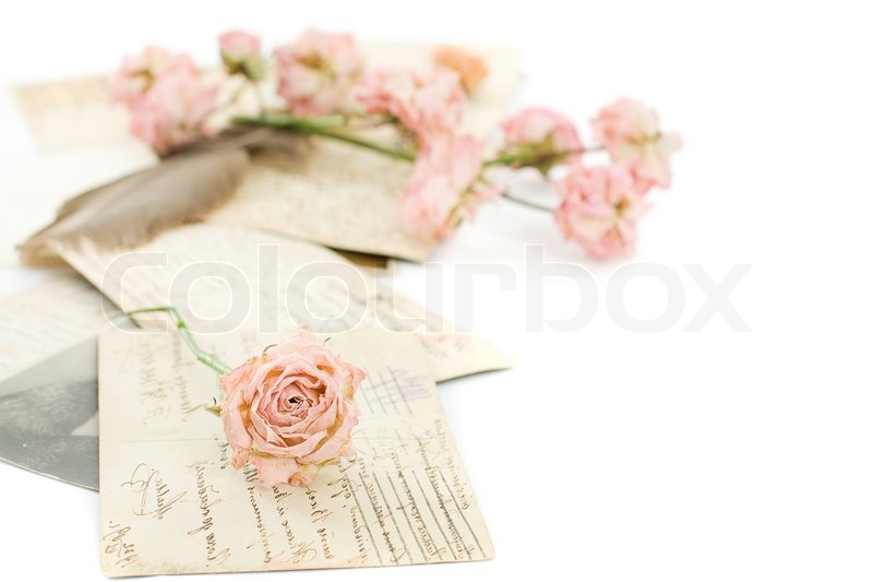 Love concept - vintage background | Stock image | Colourbox