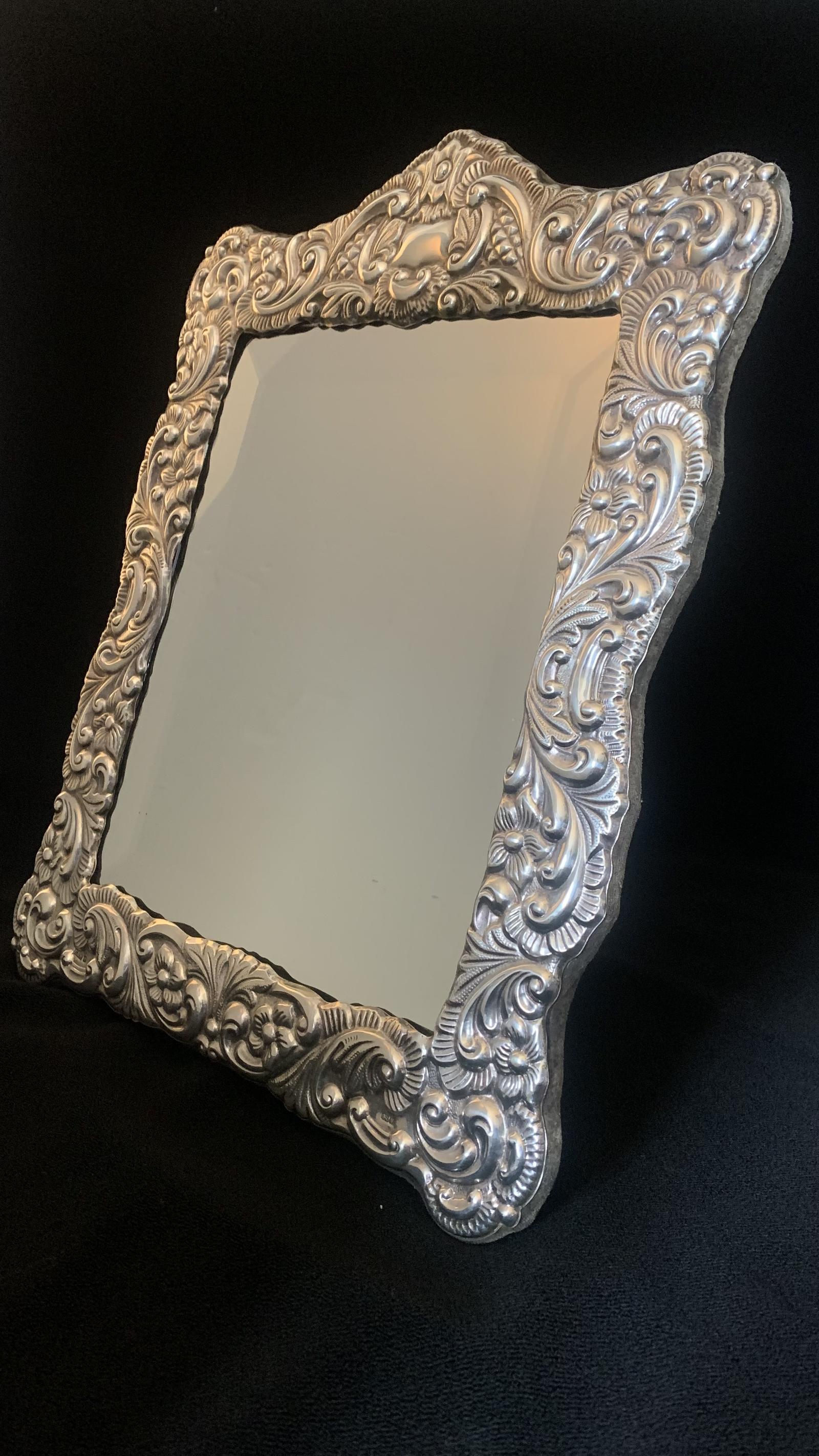 Large Silver Dressing Table Mirror - H302154 / LA434118