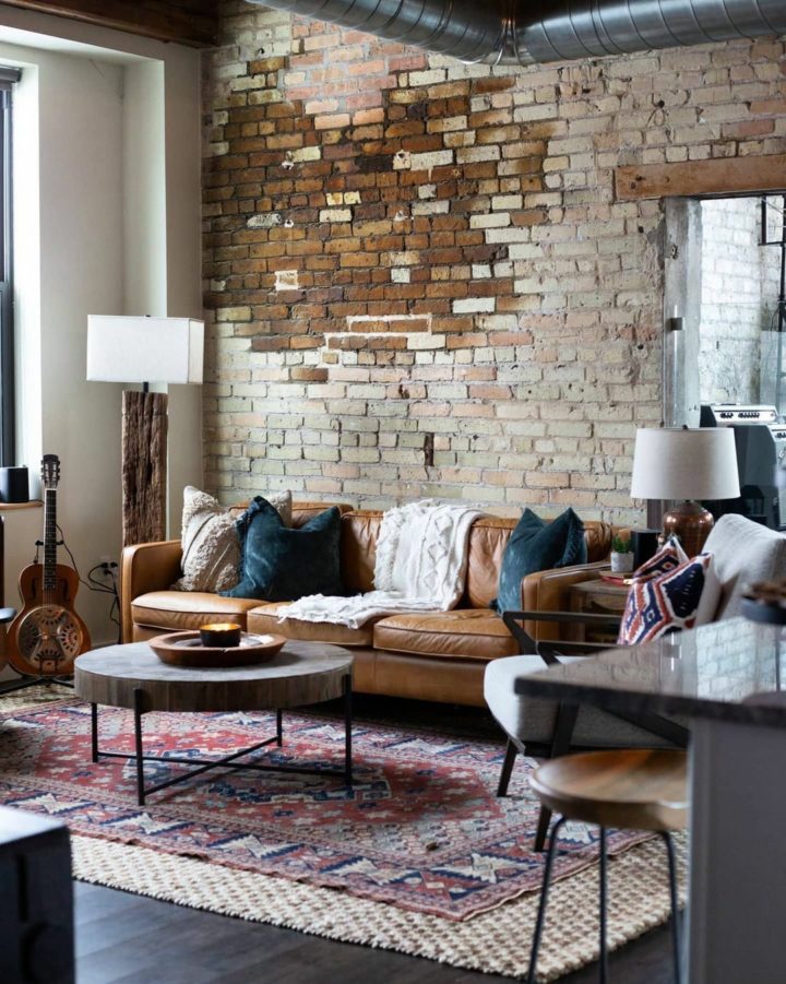 Industrial Chic Living Rooms - Decoholic