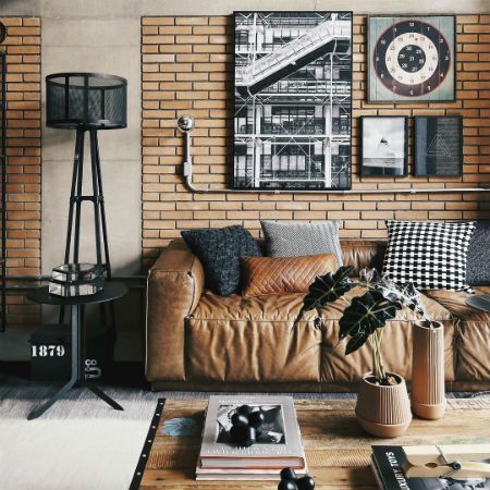 Industrial Chic Living Rooms - Decoholic