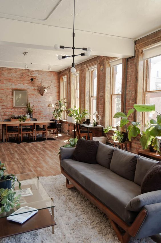 Industrial Chic Living Rooms - Decoholic