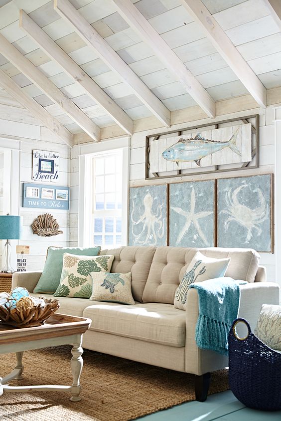 Coastal Living Room Decor Ideas ~ Coastal Living Beautiful Room Decor ...