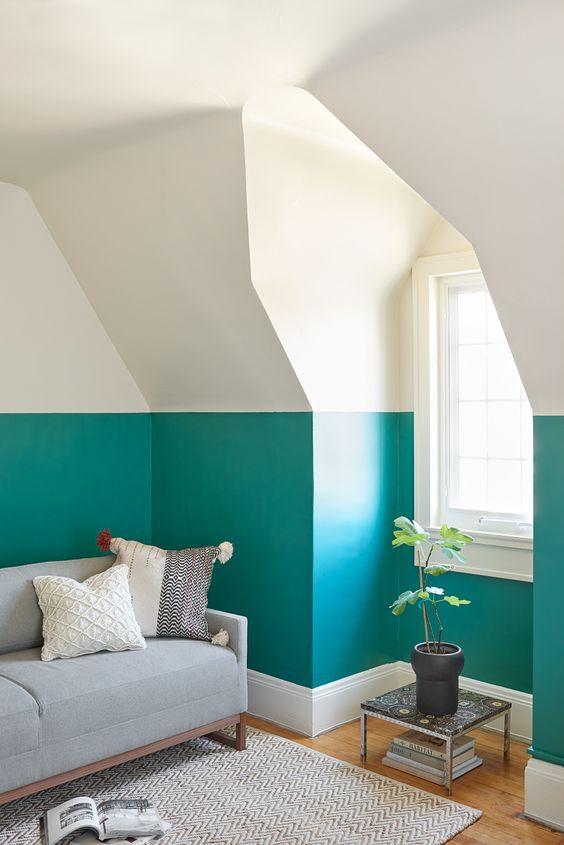 The Best Two-Tone Wall Colors Examples - Decoholic