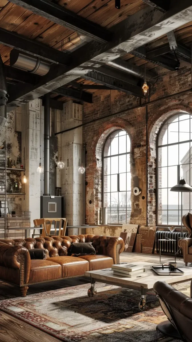 Embrace the Urban Chic: Exploring Industrial Living Room Styles - Decoholic