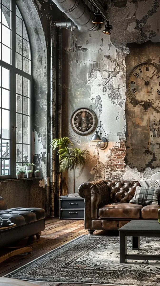 Embrace the Urban Chic: Exploring Industrial Living Room Styles - Decoholic