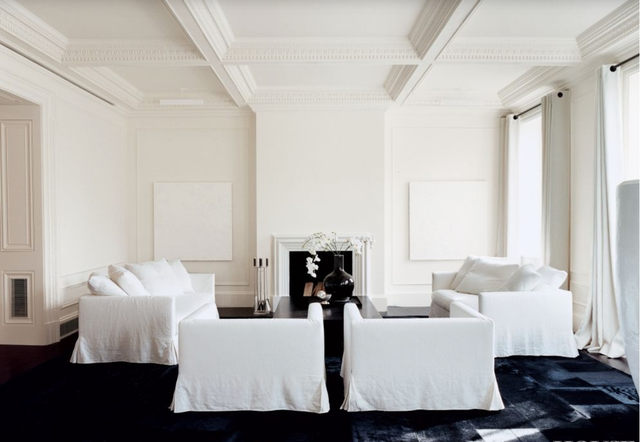 All White Living Room Design Ideas