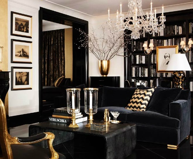 8 Gorgeous Ideas on How to Decorate your Living Room with Dark Colors