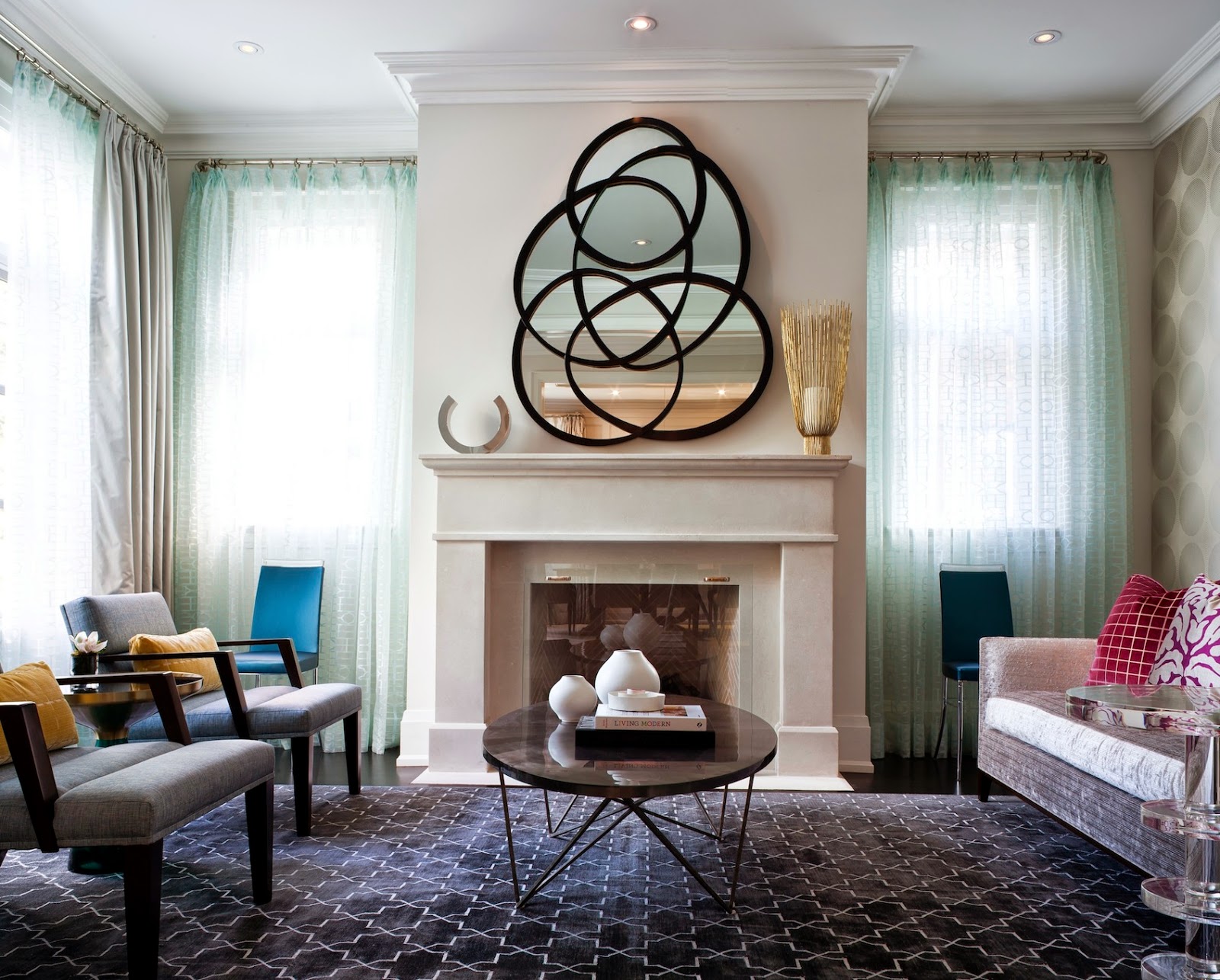 Stunning Wall Mirror Designs for your Living Room Decor