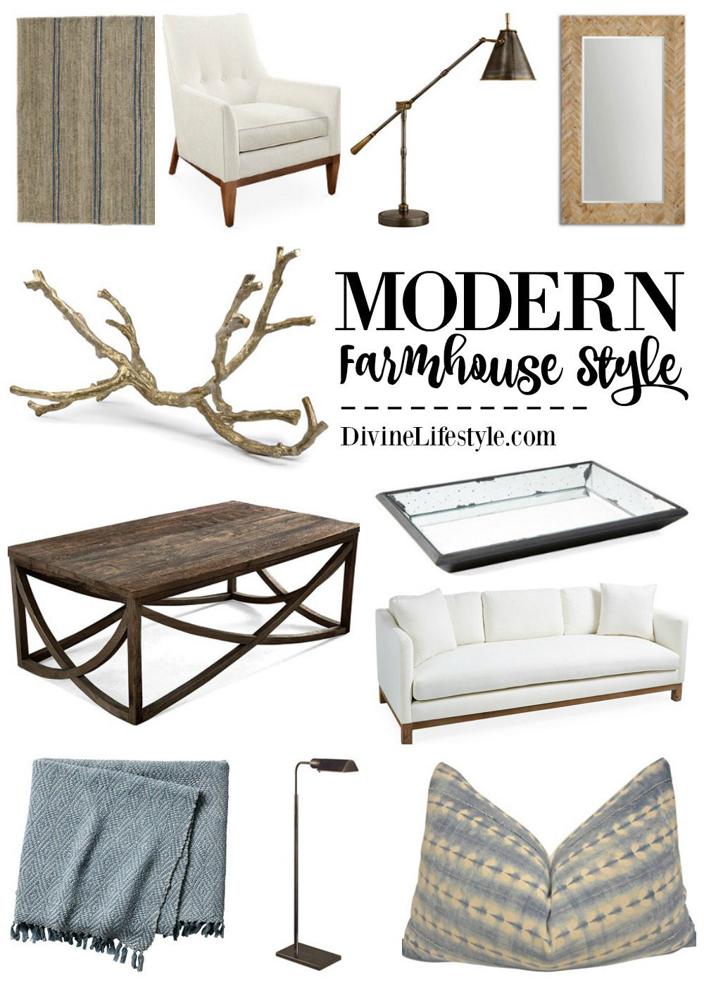 Modern Farmhouse Style Living Room Divine Lifestyle