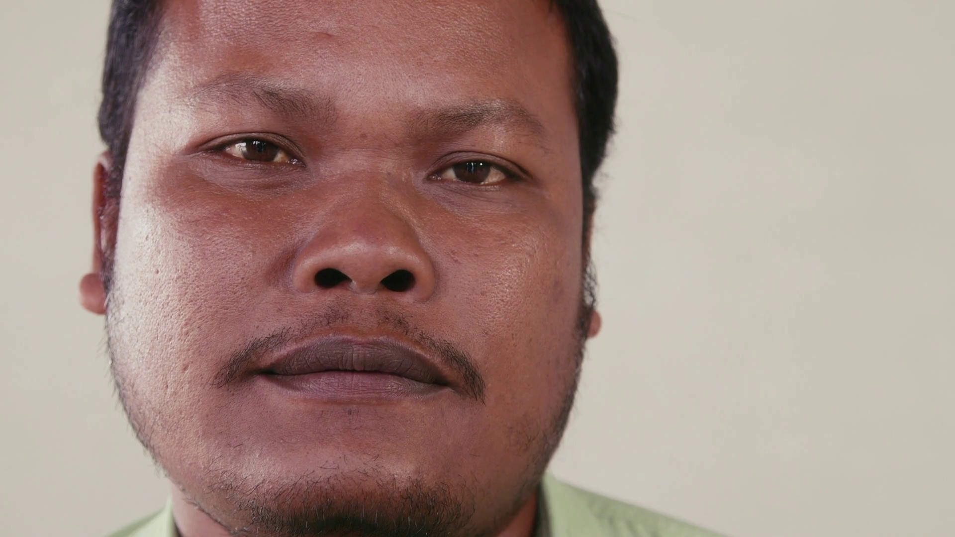 Portrait of real Asian people, with emotions and feelings, looking at ...