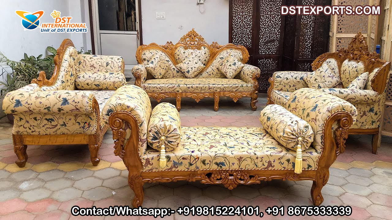 Antique Style Sofa Set for Living Room - DST International