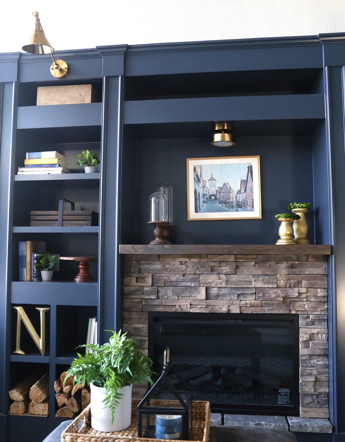 BLUE & GOLD LIVING ROOM - Everyday Edits