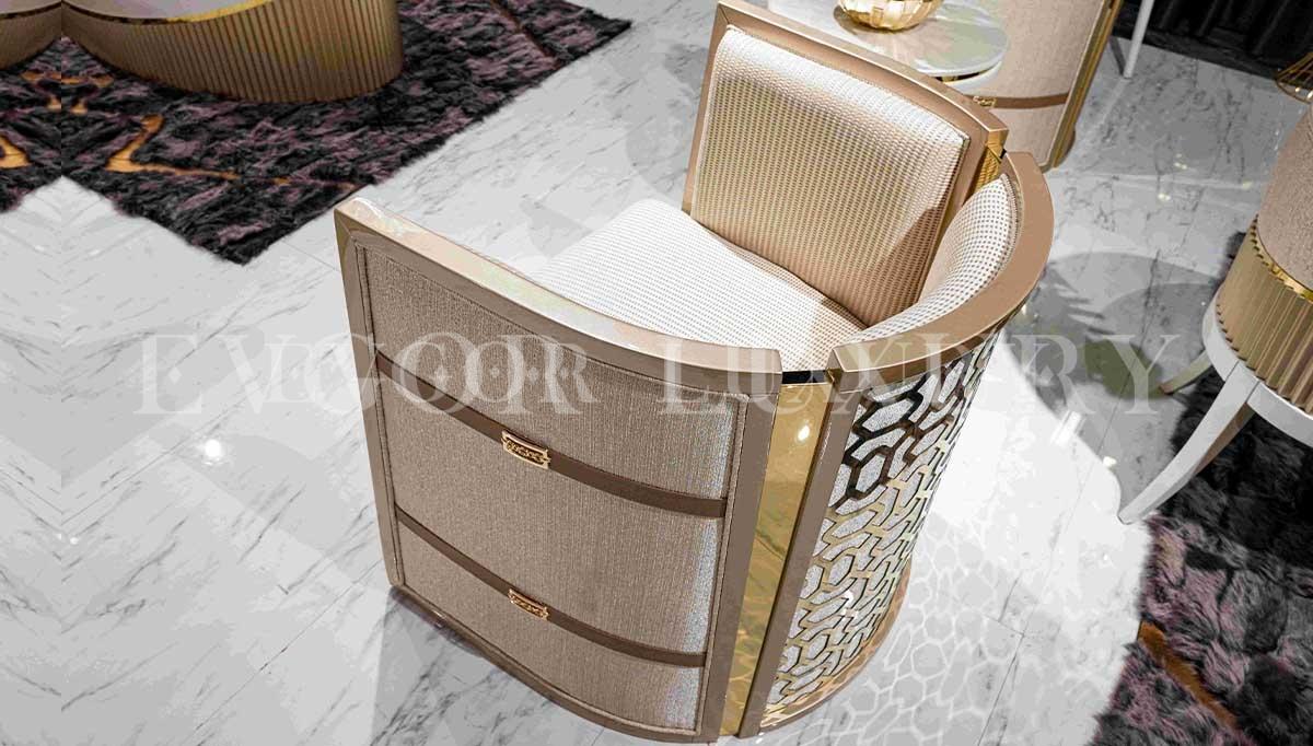 Melina Luxury Sofa Set - Evgor Furniture