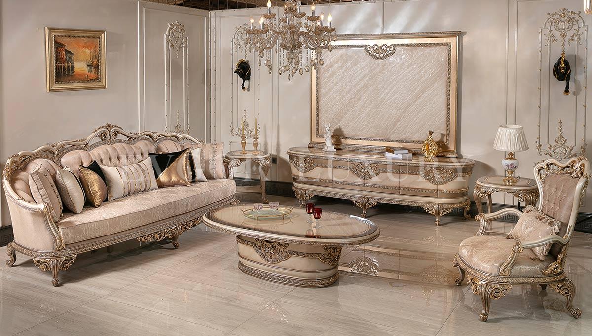 Eftelya Classic Sofa Set - Evgor Furniture