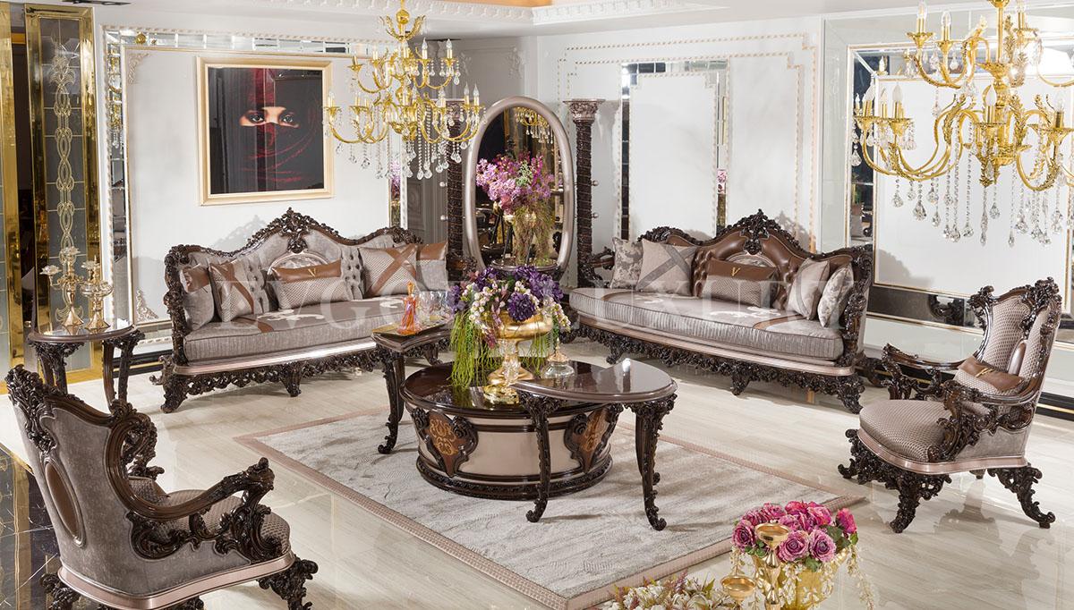 Miranda Classic Sofa Set - Evgor Furniture