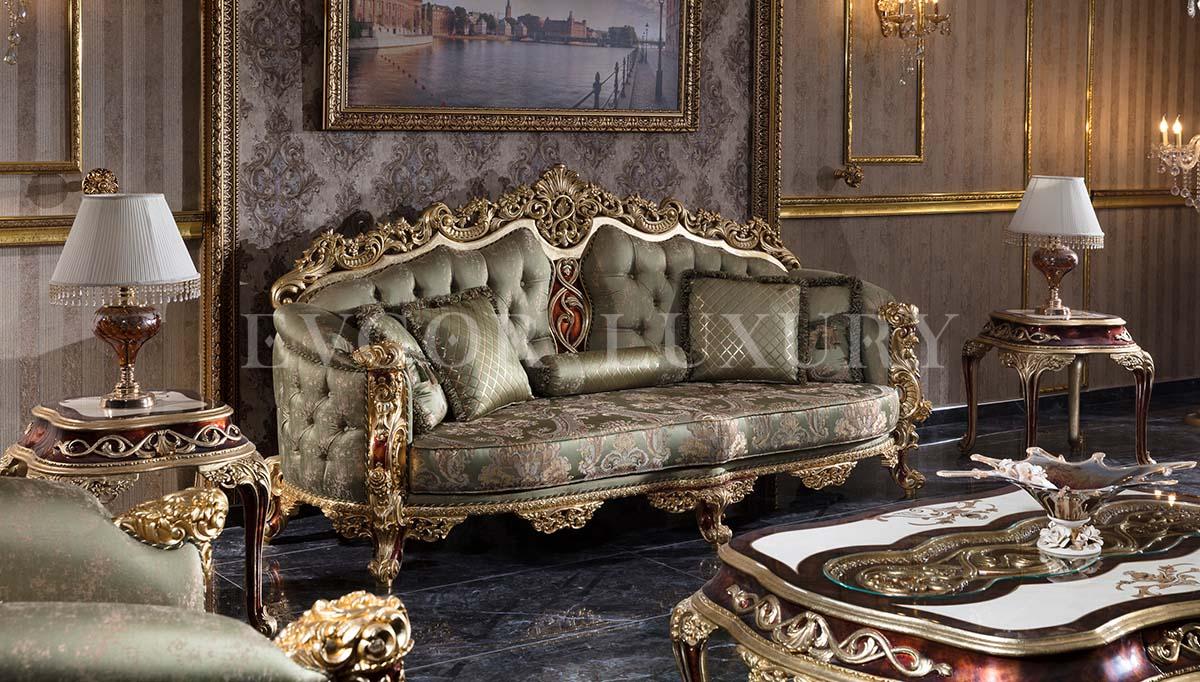 Miresa Classic Sofa Set - Evgor Luxury