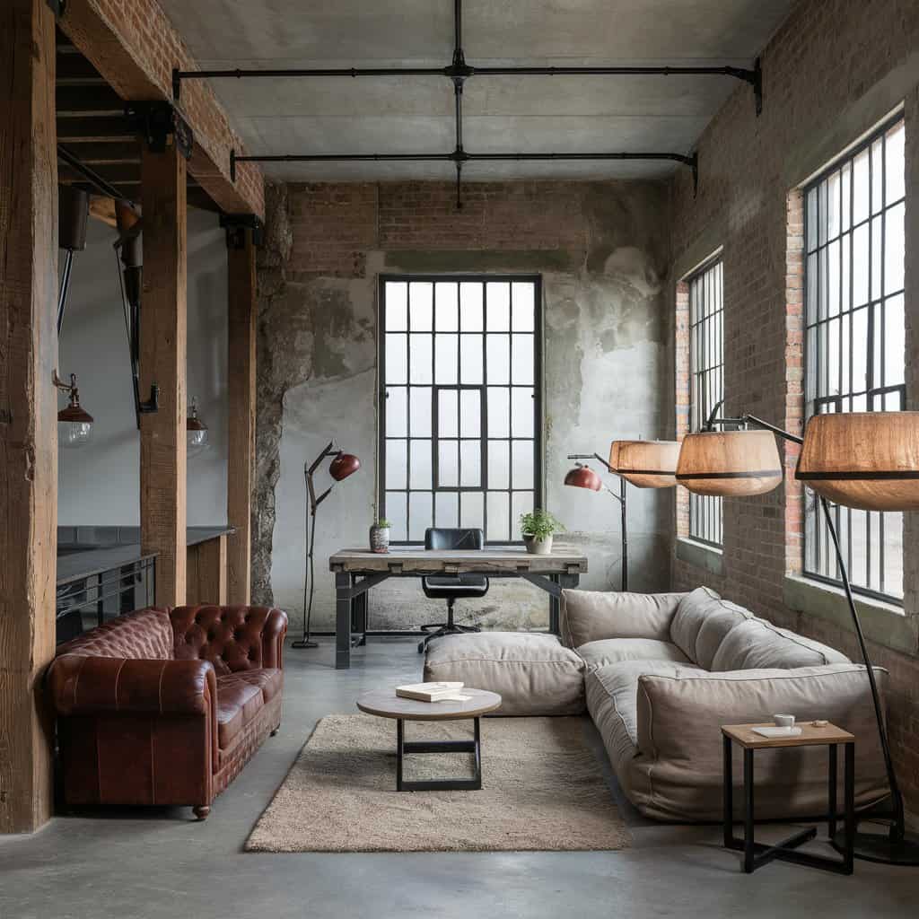 15 Industrial Chic Interior Ideas to Transform Your Space Now - Fabricerie