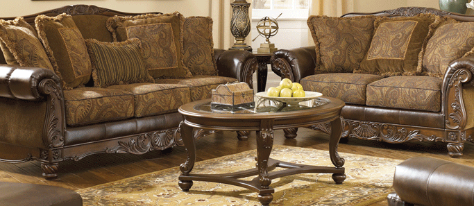 Fresco Durablend Antique Sofa | Baci Living Room