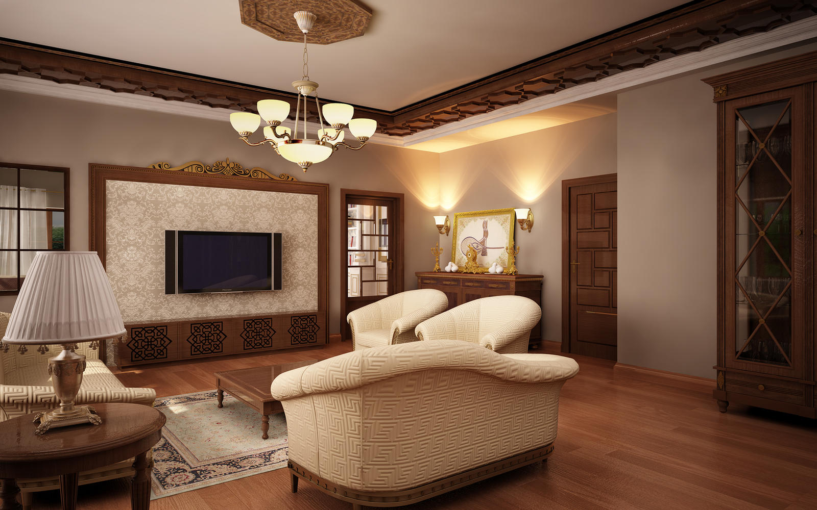 Classic Living Room 06 by Murataral on DeviantArt