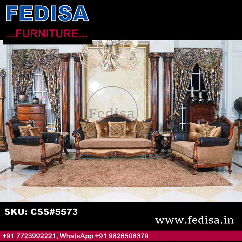Luxury Classic Sofa Set Fabric L Shape Sofa King Sofa Set Mini L Shaped ...