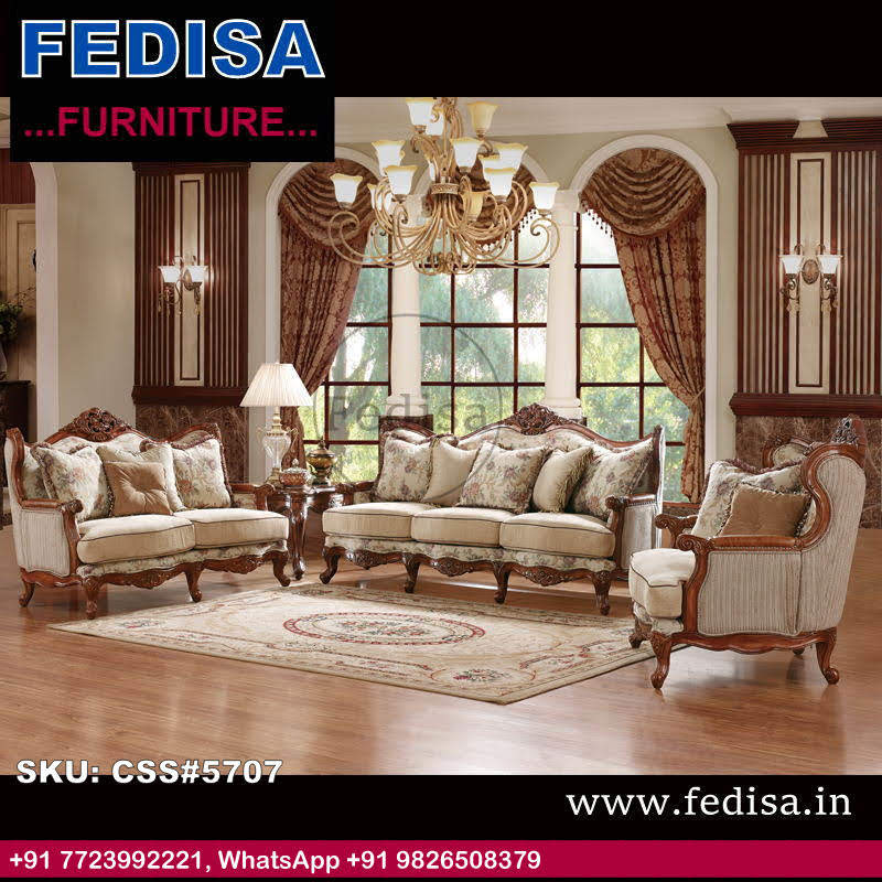 Luxury Classic Sofa Set 7 Seater Sofa L Shape Ledar Sofa Set Cheap ...