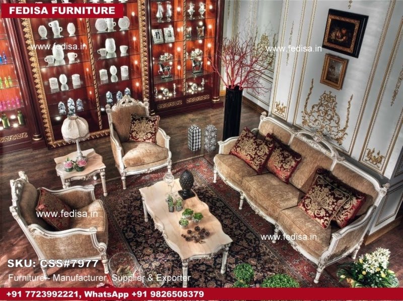 Luxury Classic Sofa Set 3 Seater Sofa L Shape Leather Power Reclining ...