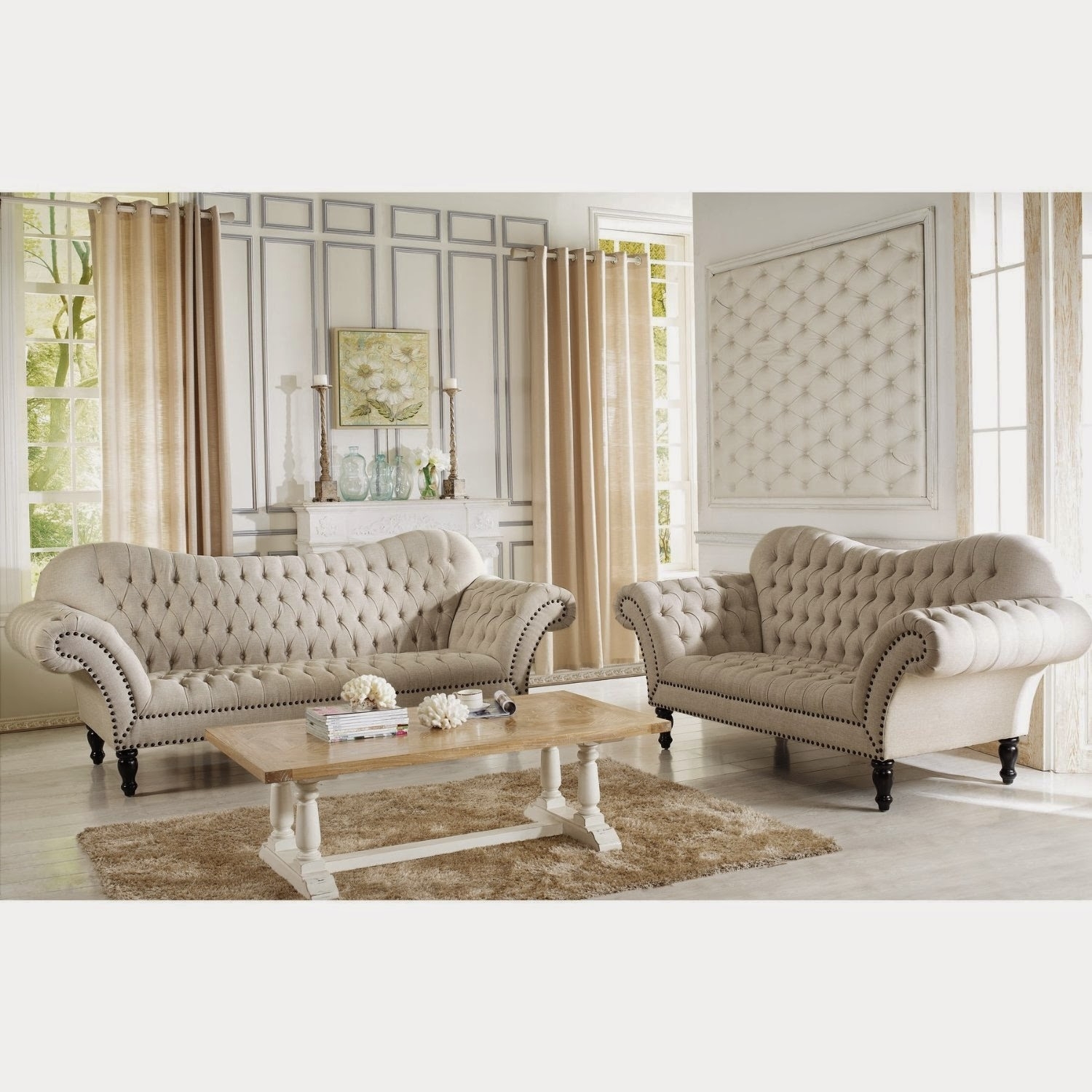 Classic Sofa Set Living Room | Baci Living Room