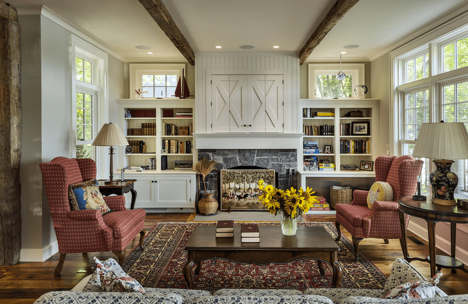 20+ Farmhouse Style Living Rooms