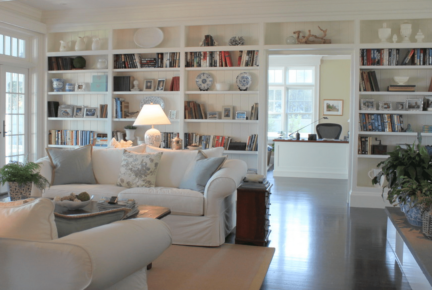 Living Room Built In Shelves | Beautiful Living Room