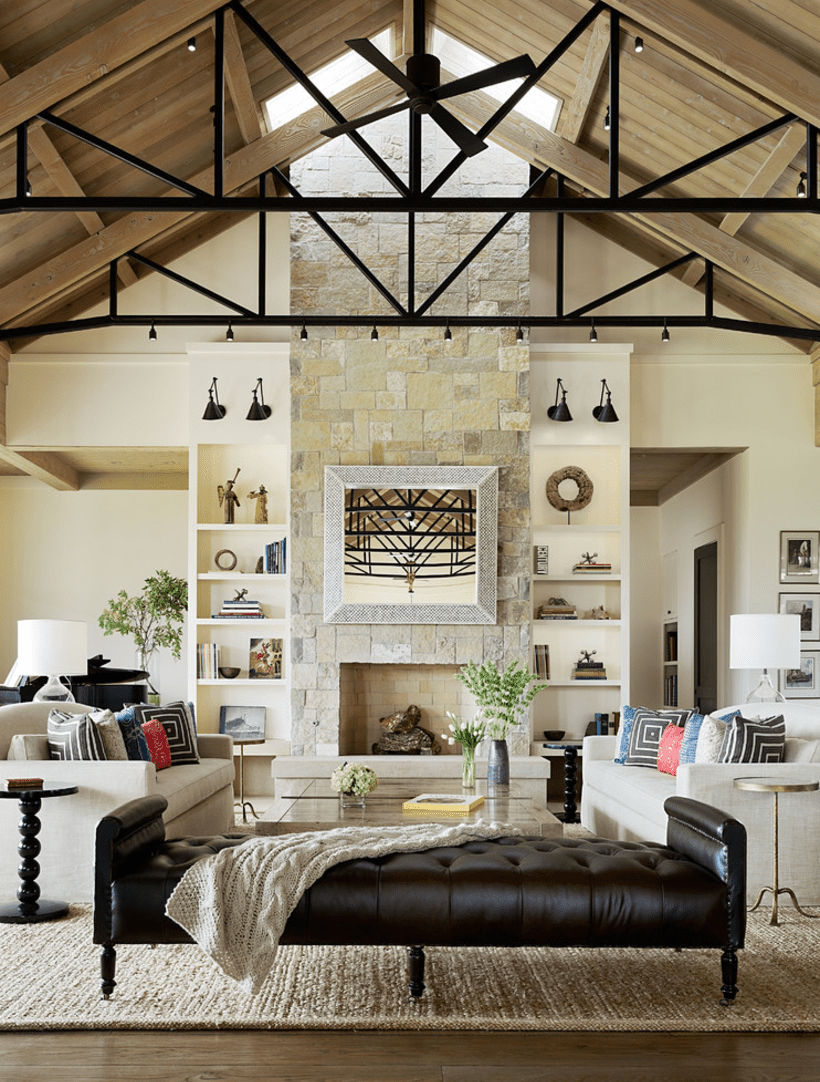20+ Farmhouse Style Living Rooms