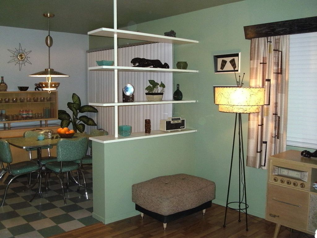 Living Room and Dining Room Divider Design